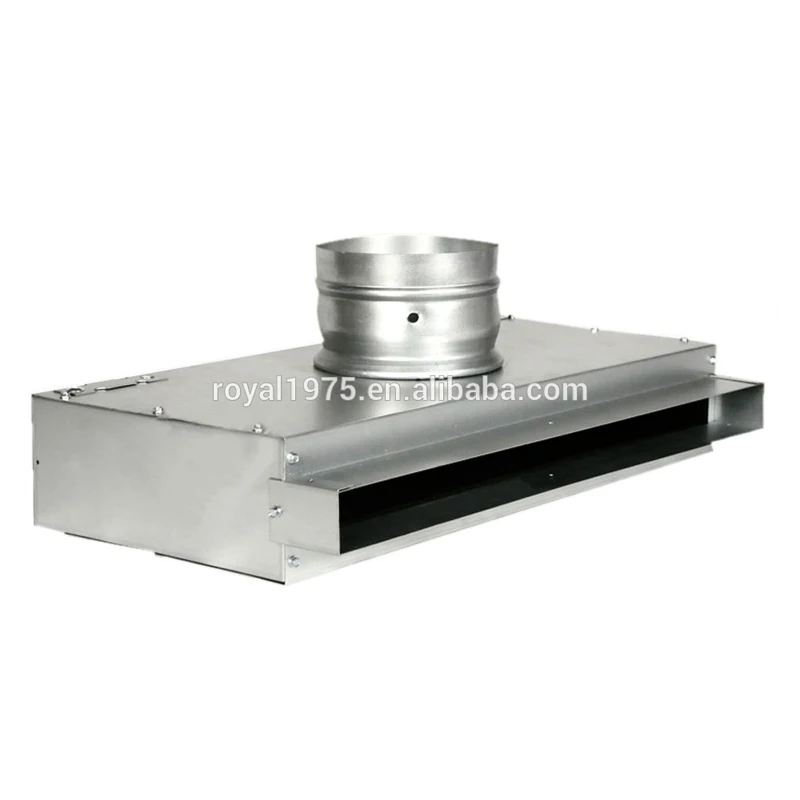 Hvac Aire Intakes Ventilation Linear Slot Diffuser With Plenum Box