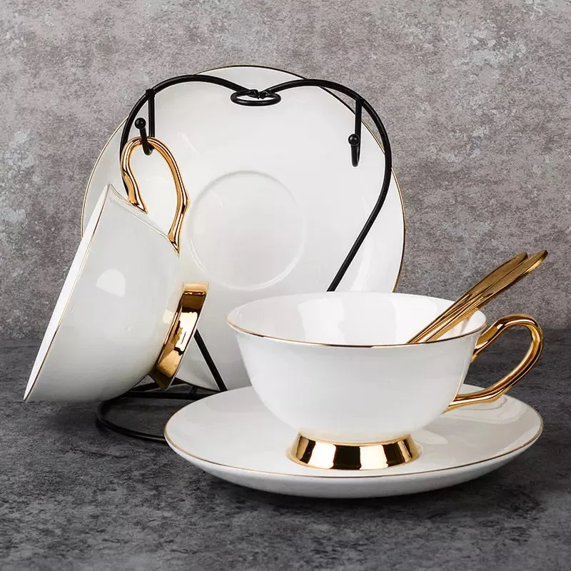 Wholesale Ceramic Tea Cup Set Porcelain Bone China Cup Set Strainer Lovely 3d Animal Teapot Mug Two Tea Cups One Pot for Present details