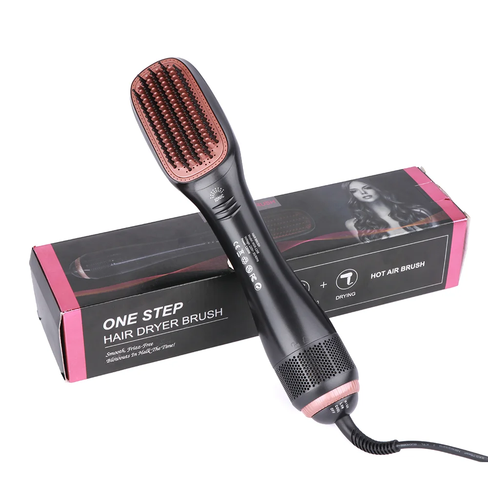 Oem/odm Custom 3 In 1 Hot Air Electric Comb Hair Dryer Straightening