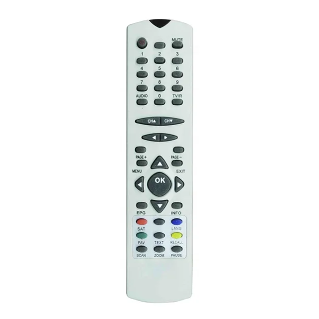 Technosat 9000 remote paired with TS-9000 Ultra receiver showing successful menu activation