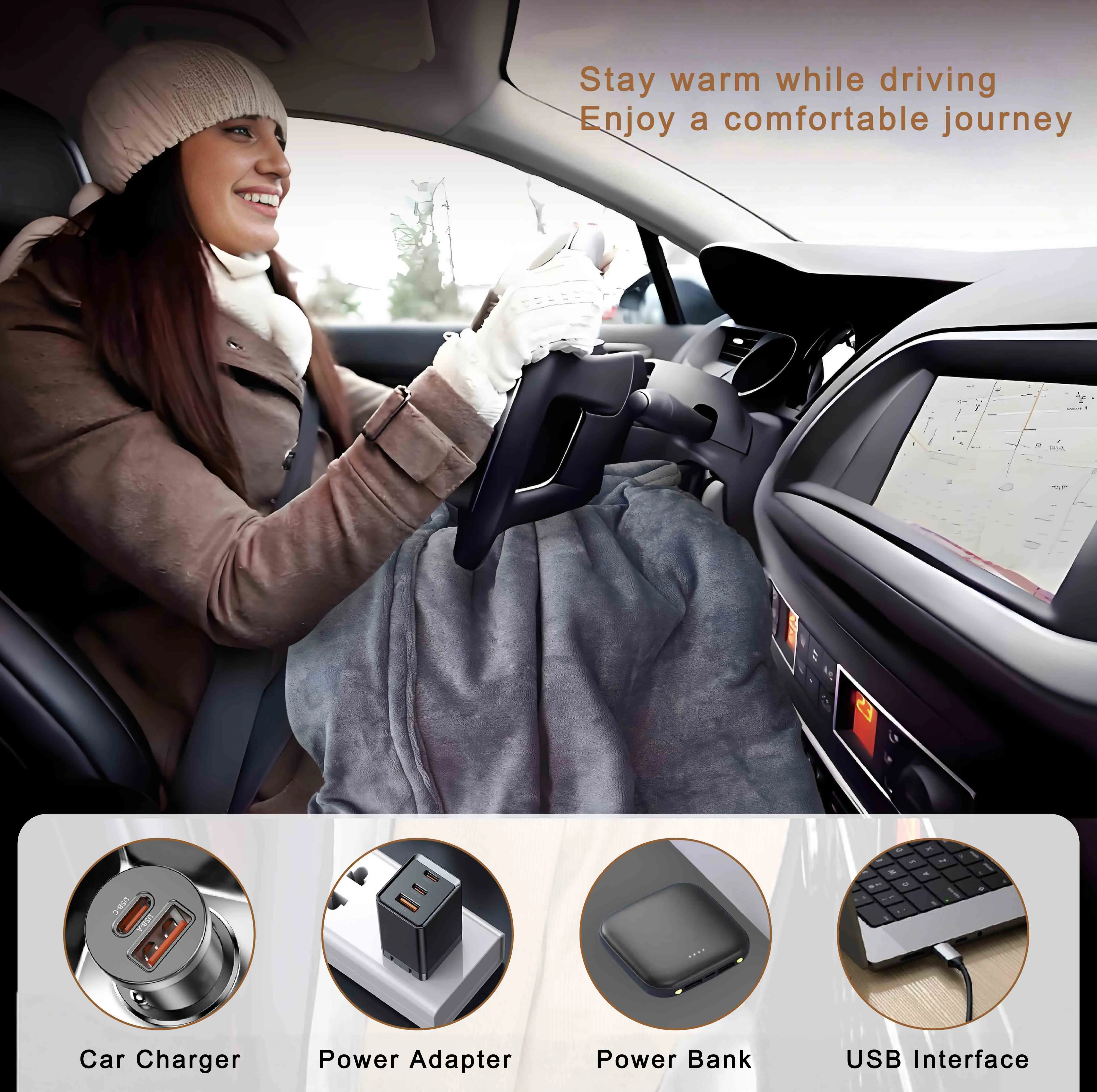 Heated Blanket, Portable, 5V, USB - detail 10