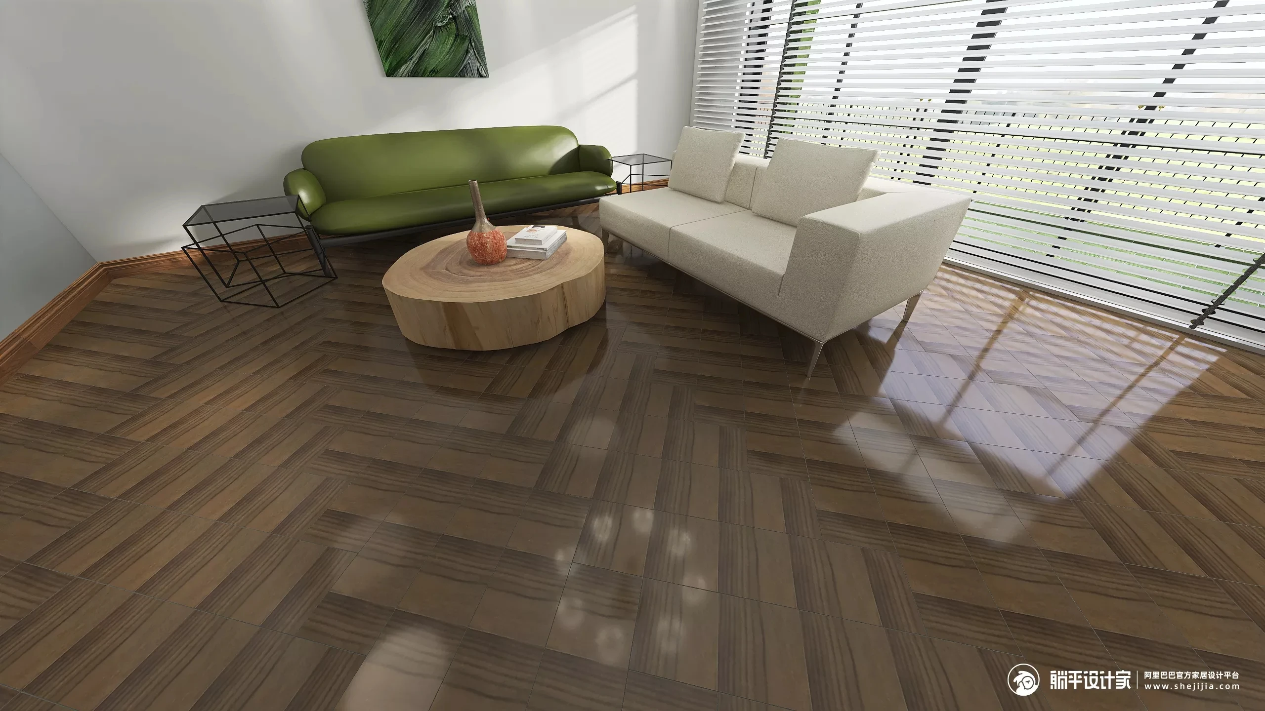 High Quality 200x1200 Bedroom Ceramic Wooden Floor Tile