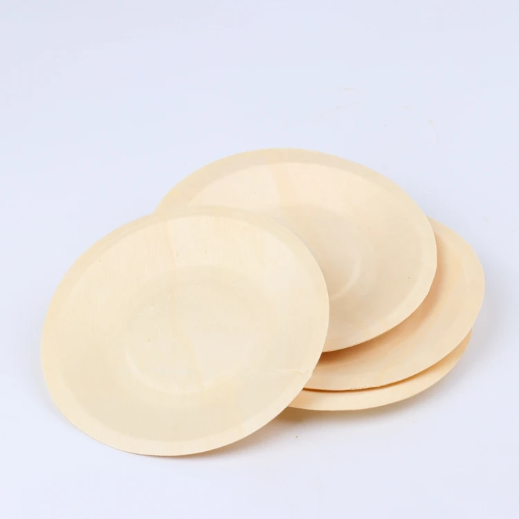 Green Environmental Handmade Bamboo Plates Disposable Bulk Buy Green