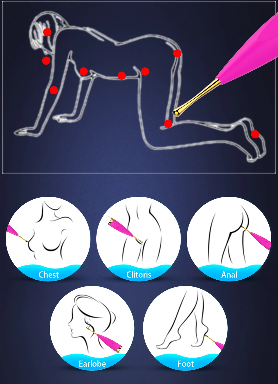 12 frequency electric silicone nipple clitoris stim