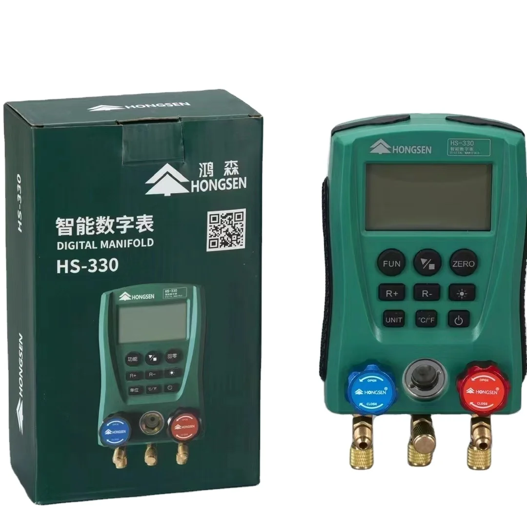 Hongsen Hs330 Intelligent Digital Pressure Gauge For Ac 89 Kinds Of