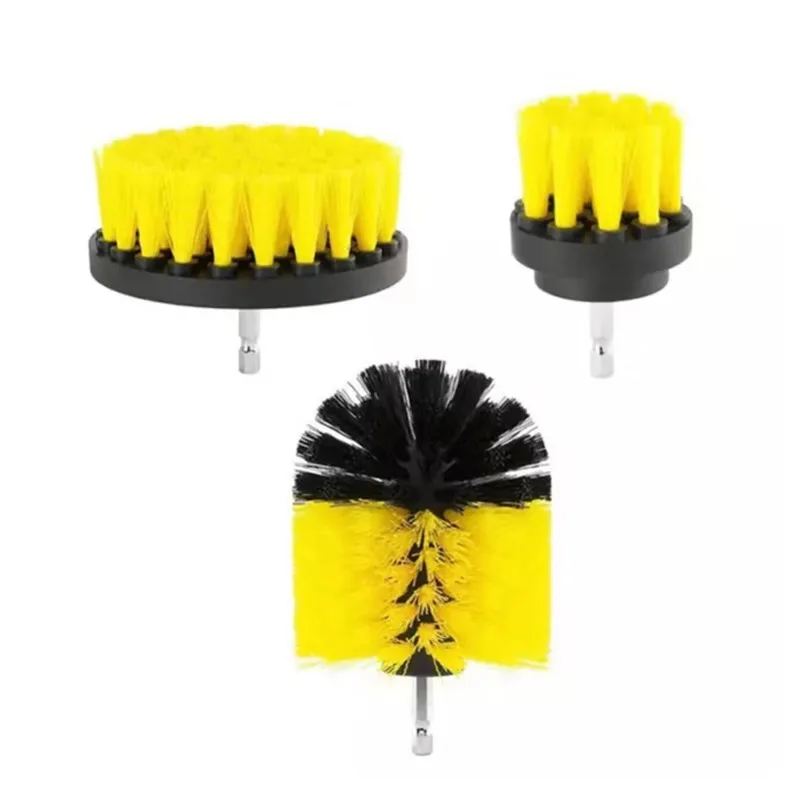 3 Pieces Drill Brush Power Scrubber Cleaning Brush Extended Long ...