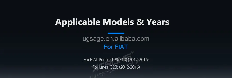 Xtrons 1 Din Android 9.0 Car Multimedia System For Fiat Punto Linea