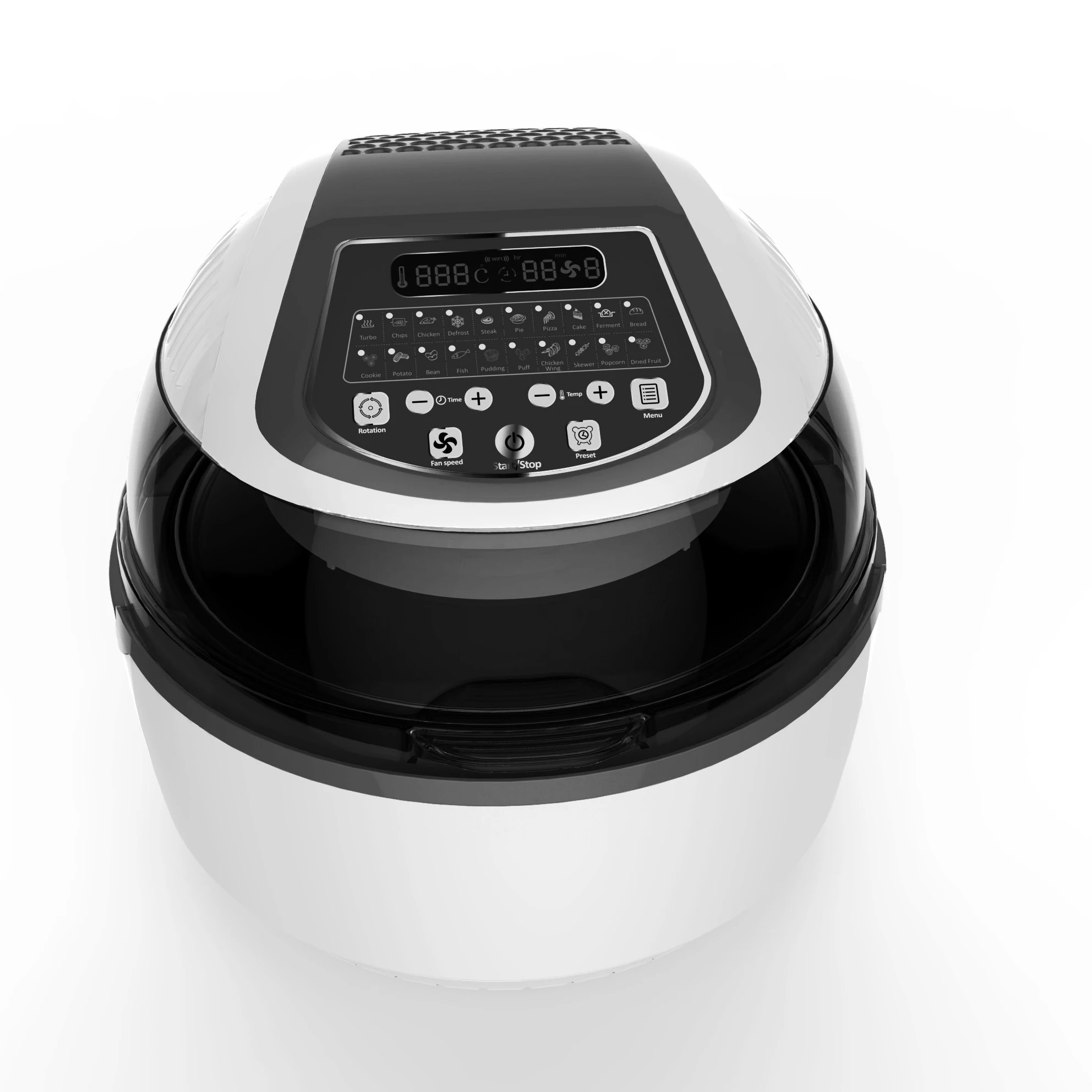 Ha04a Electric Digital Big Power 10l Air Fryer Oven Chips Hot Air