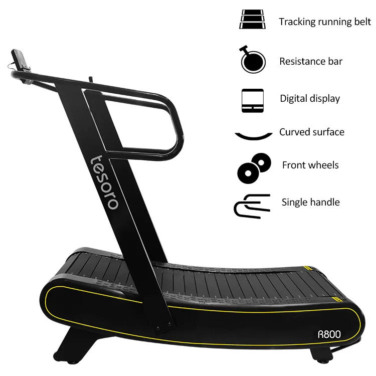 Woodway Curved Treadmill For Home And Gym Use Quiet Folding Treadmill