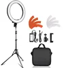 Dimmable 5500K LED Ring Lamp Studio ringlight 18 Inch Ring Light For Photography Lighting YouTube Live Makeup Camera