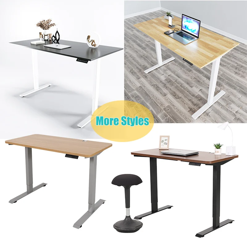 Metal Office Comfortable Height Adjustable Standing Electronic Desk