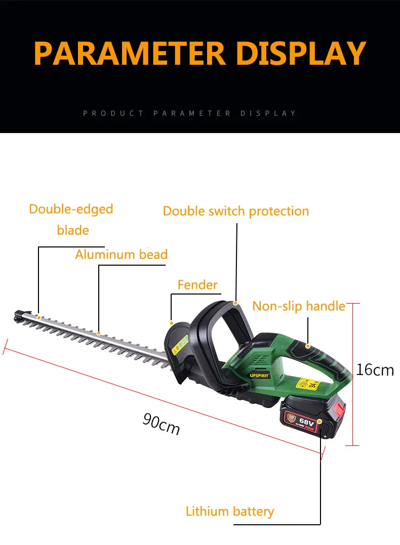 110v 220v Rechargeable Electric Cordless Hedge Trimmer Buy Multi