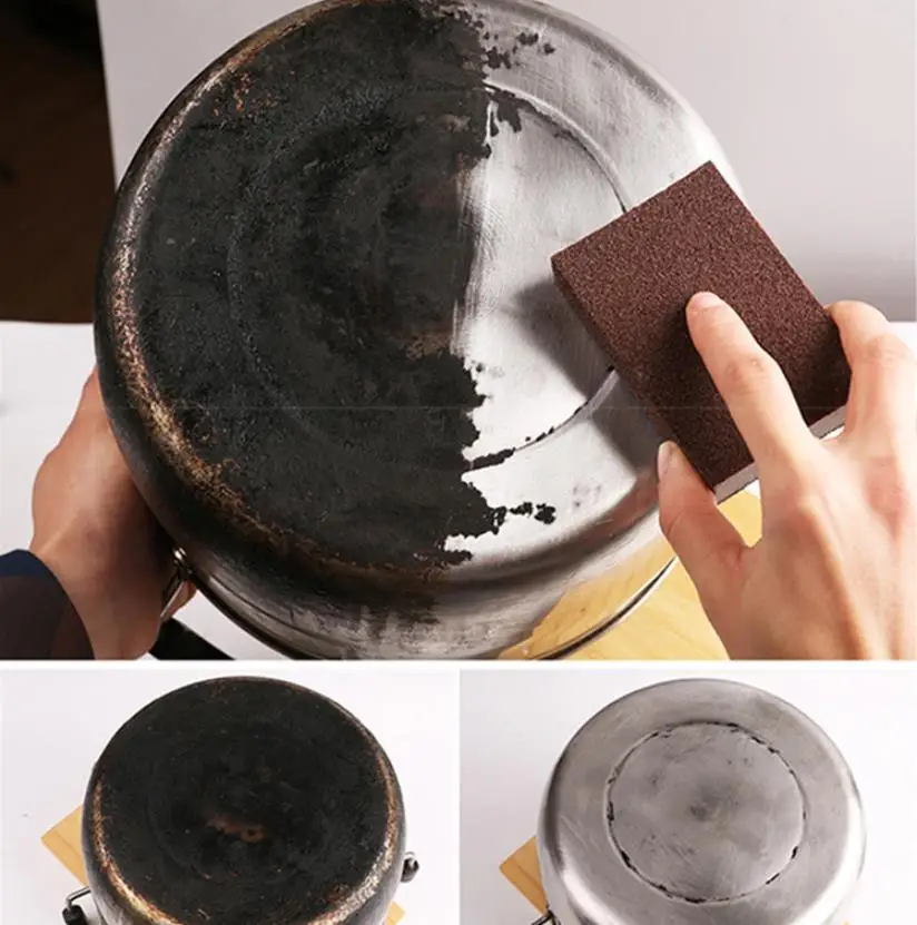 Nano Carborundum Sponge Quickly Cleans Magic Eraser Kitchen Removing ...