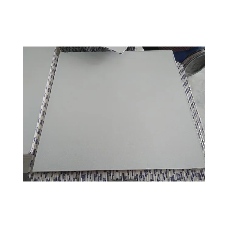 Heat Insulation Suspended 60x60 Pvc Laminated Gypsum Ceiling Tiles