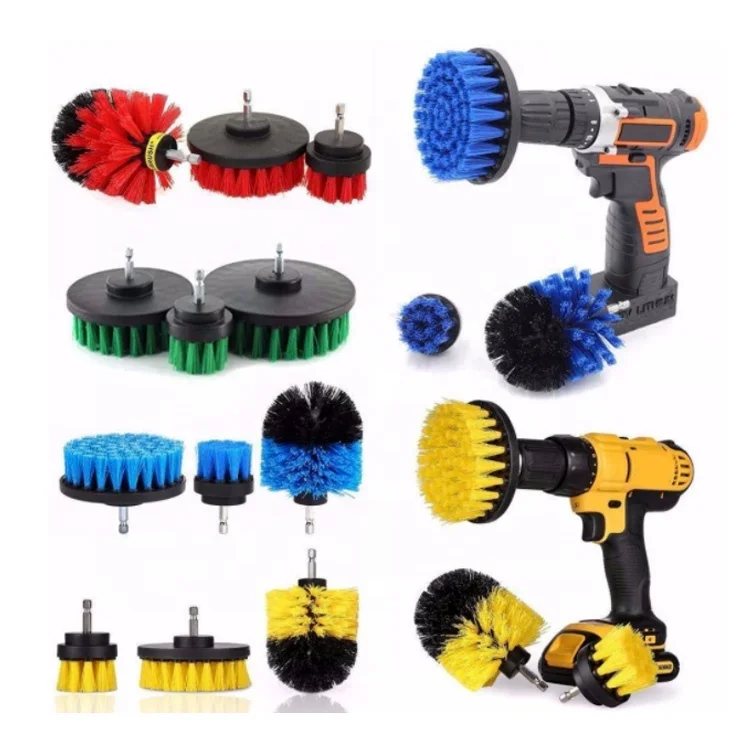 Electric Drill Attachment Nylon Brush Lowes Power Scrubber Carpet Scrub