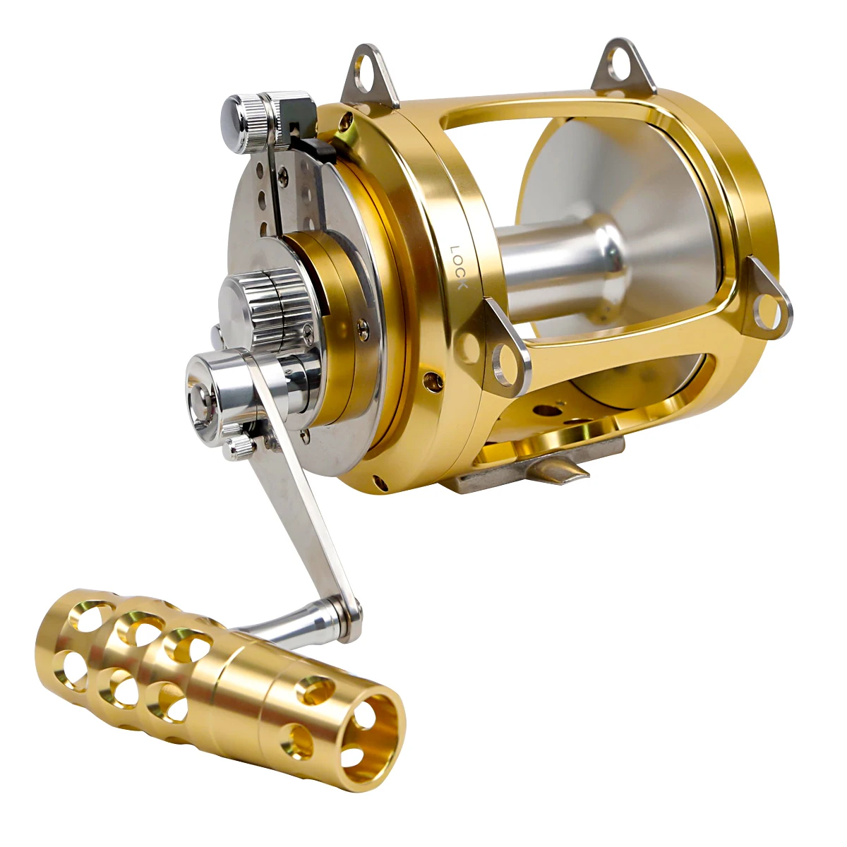 2 speed automatic fishing reel Shimano TLD 50iilrsa 2spd Conventional Reels, Adult Unisex resistant and the drag is super smooth OKIAYA PRO-NATIONAL 30W-II 2 Speeds
