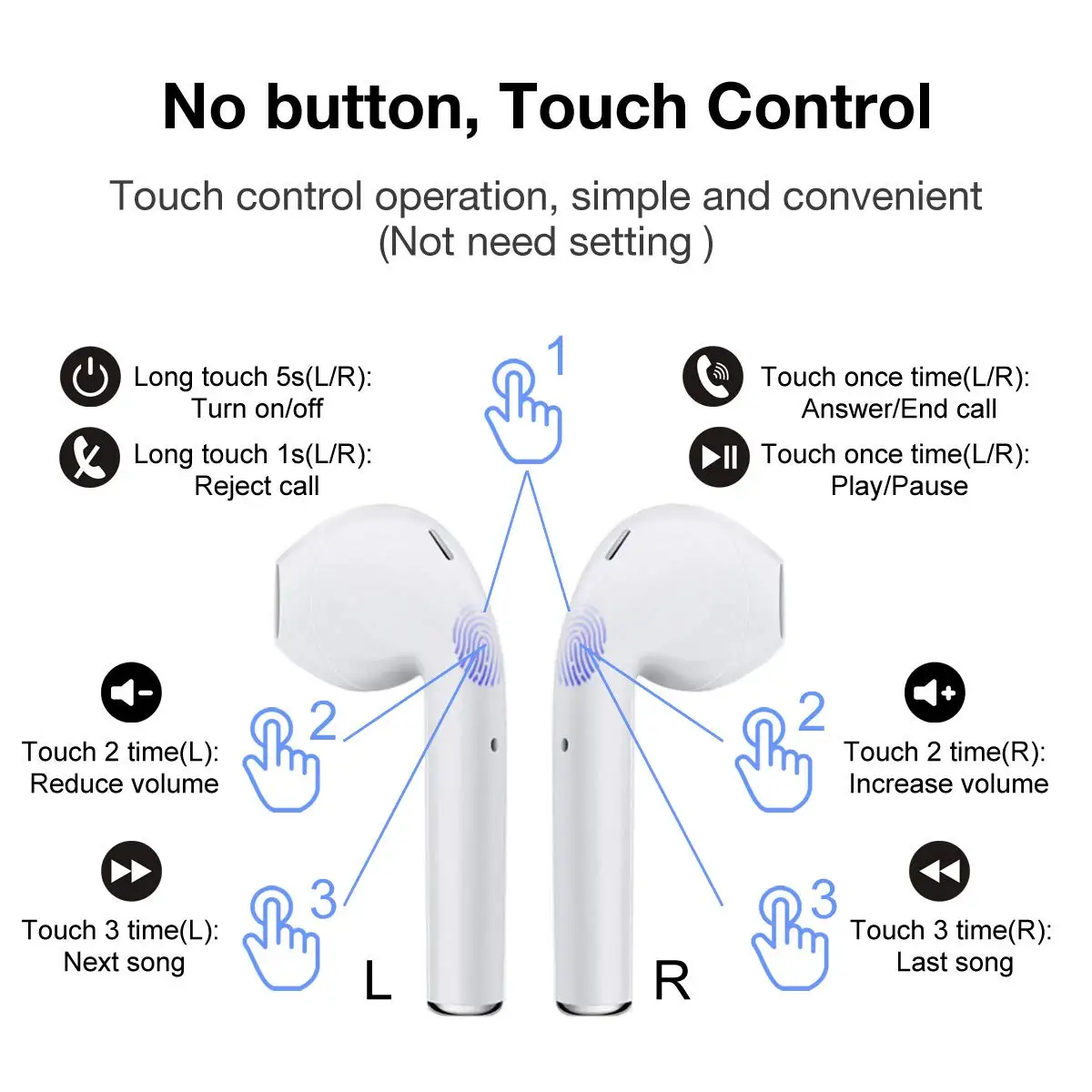 High Quality Matte I12 Tws Inpods 2 For Airpods With Box Package At Discount Now - Buy High 
