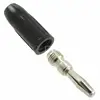 BANANA PLUG BLACK INSULATOR ABS BU-00246-0