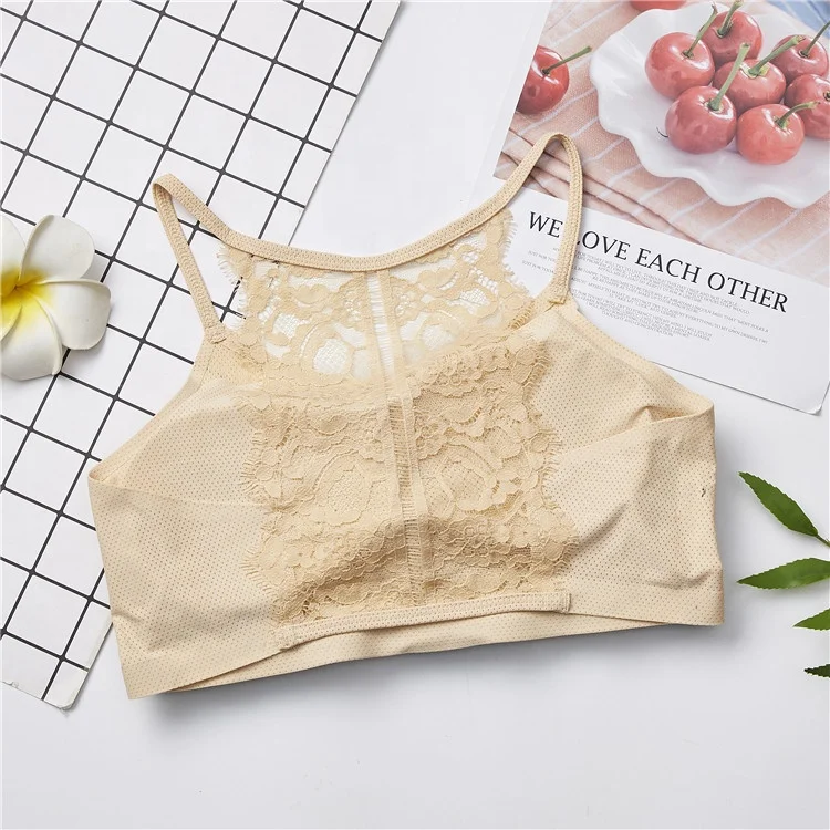 Young Girl The Latest Sexy Silk Breathable Seamless Ibreathable Bratube ...