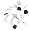 Creative 3D Clock DIY Cube Clock Square Shape Home Decorative Art Watch