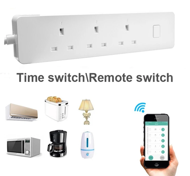 Wifi Smart Power Strip Universal Outlets Uk Plug Sockets Buy Power