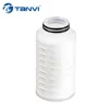 Super high surface pleated filter cartridge