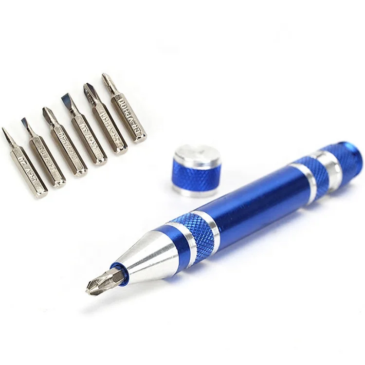 Mini Pocket 8 In 1 Multi Tools Pen Precision Screwdriver Kit