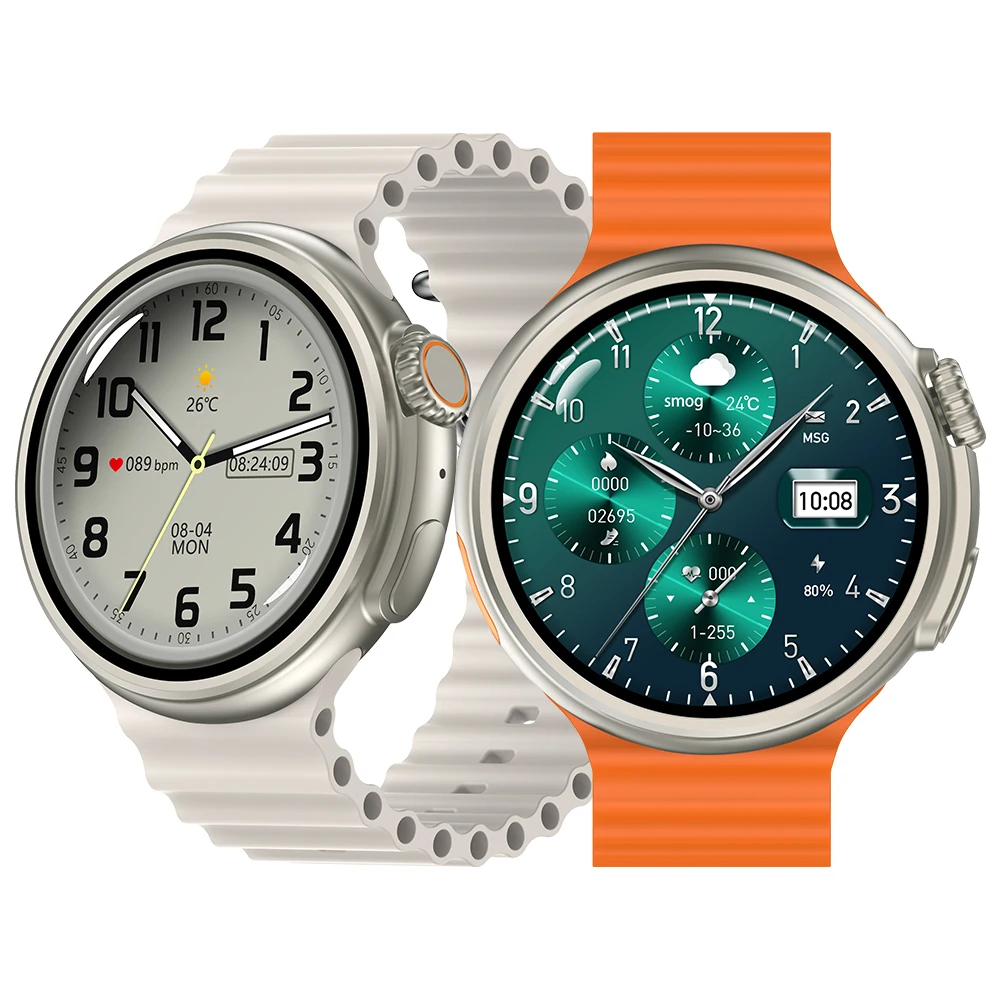 2025 Z13 Ultra Smart Watch - AMOLED Touch Screen, Fitness Tracker
