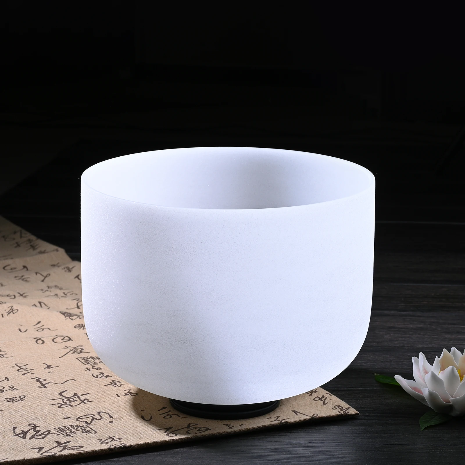 SUCCESS 8"14"Wholesale 432 hz Crystal Singing Bowl Frosted Quartz