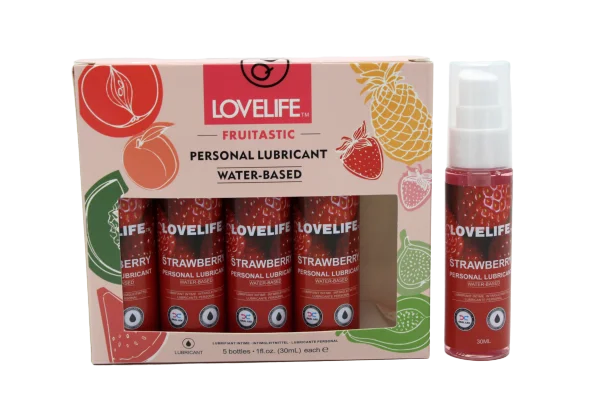 Fruit Strawberrylemon Edible Personal Lubricant Water Based Anal Lube