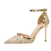 new design latest fashion mature women low price luxury platform studded shoes stiletto heels ladies stiletto heels wholesale