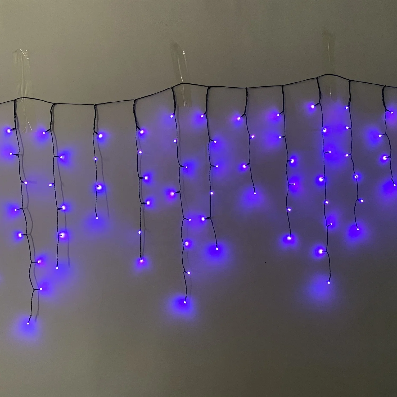 outdoor use IP67 Connectable rubber cable led icicle string light  garland  waterproof  for  Christmas  party garden house