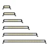 Cheapest warning light DC 10V-60V Waterproof IP68 Auto System Safety Range Green led warning light bar for trucks forklifts