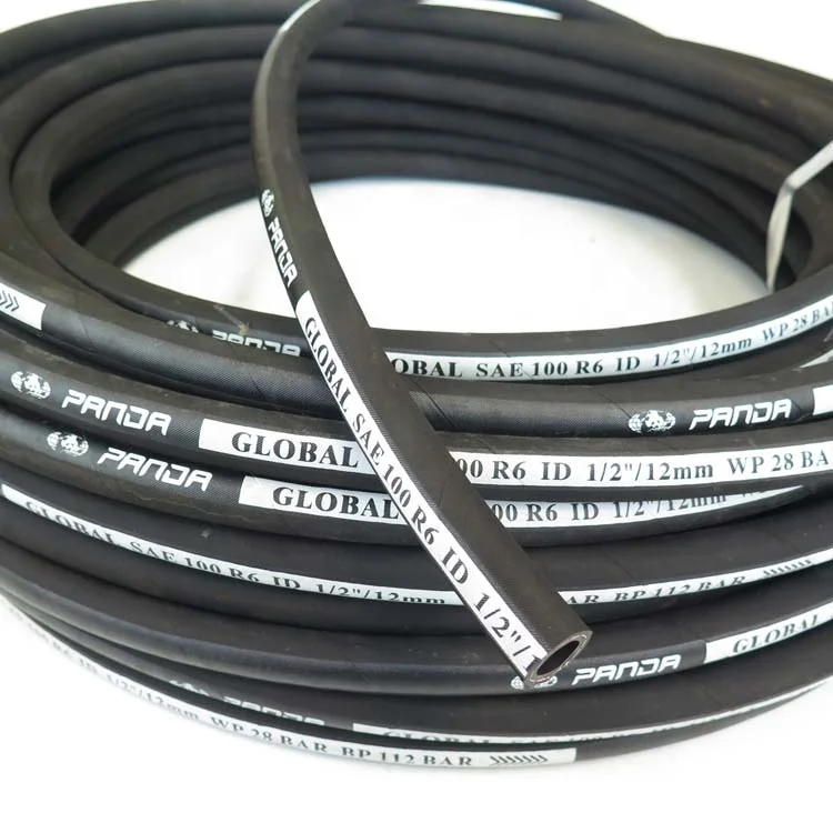 Sae Standard Fiber Textile Braid Air Water 300 Bar High Pressure