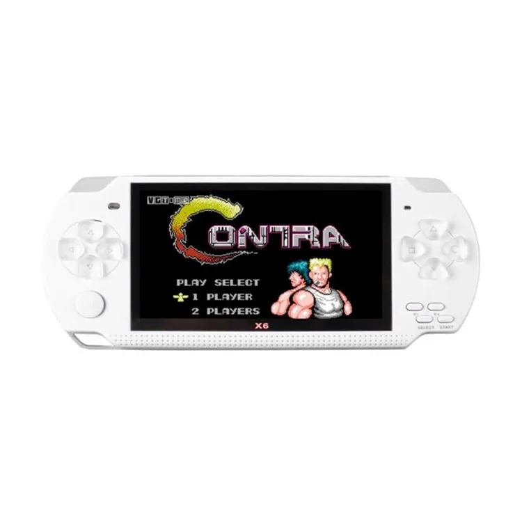 X6 4.3 inch Video Game Console Handheld 8G Memory Game Machine Game Player