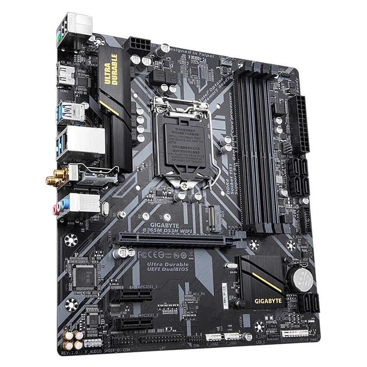 Gigabyte B365m Ds3h Wifi Gaming Motherboard Supports Intel 8th And 9th