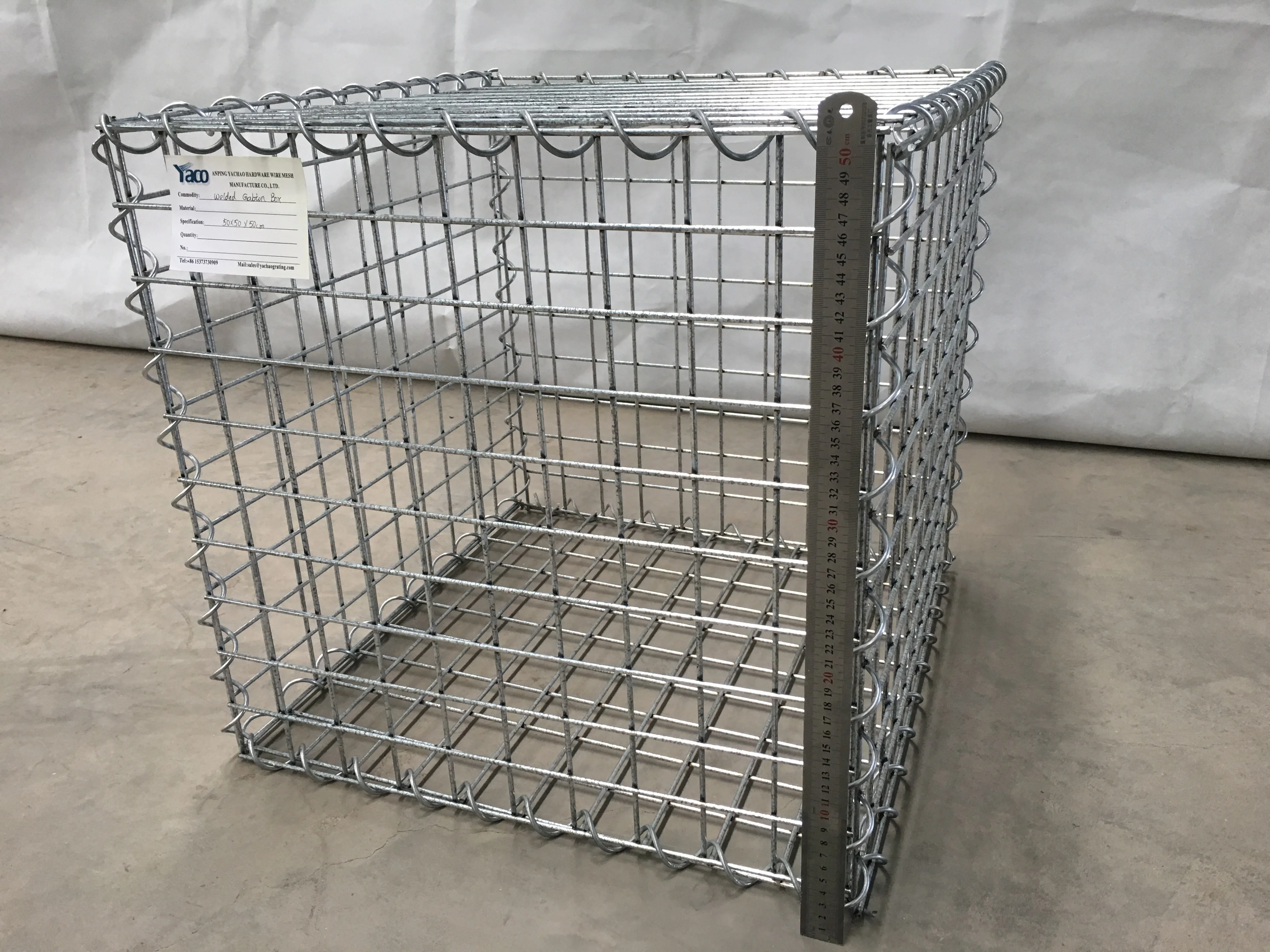 Hot Dipped Galvanized Iron Welded Gabion Wire Mesh Baskets Bunnings