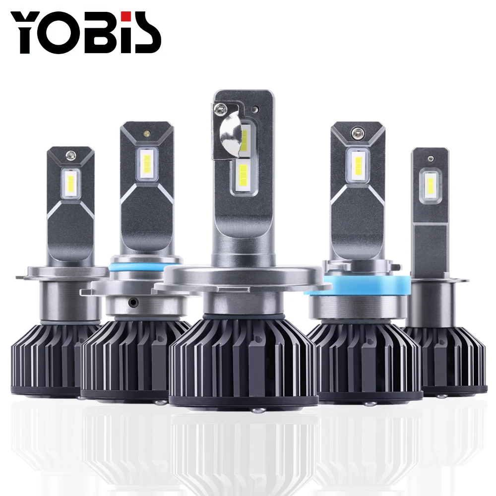 Yobis Car Accessories Auto Lighting System Super Bright Car Bulb Canbus auto parts LED Headlight for Wholesale