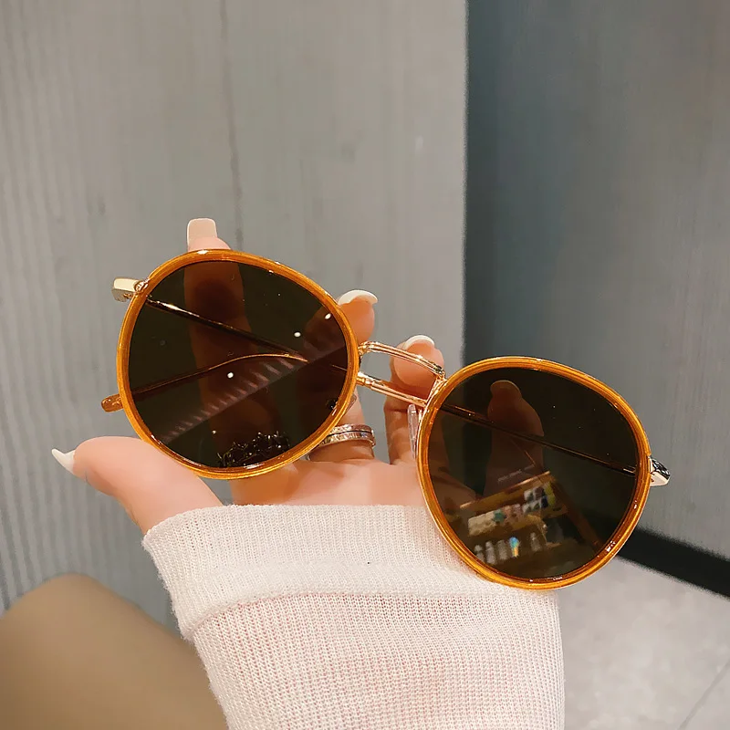 Cute circle sunglasses best sale