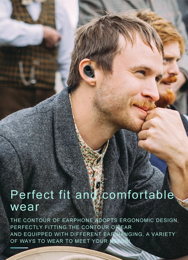 Itop New Product Private Mold X9 Pro Waterproof TWS Wireless Earphone Bluetooth V5.0 Earbuds Headphone - ANKUX.COM