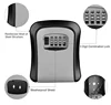 Key Safe Box Outdoor Digit Wall Mount Combination Password Lock Aluminum Alloy Material Keys Storage Box Security Safes