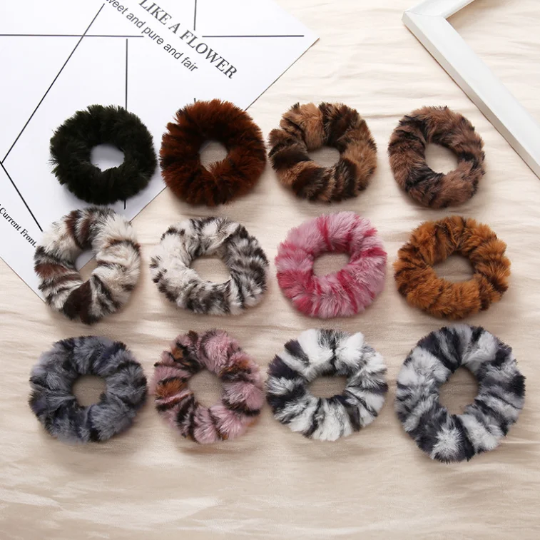 Fur And Fuzzy Hair Ties Wholesale Hair Scrunchies For Girls And Children  Cute Hair Scrunchies With Animal Ear - Buy Wholesale Scrunchies,Hair Ties,Cute  Scrunchies Product on 