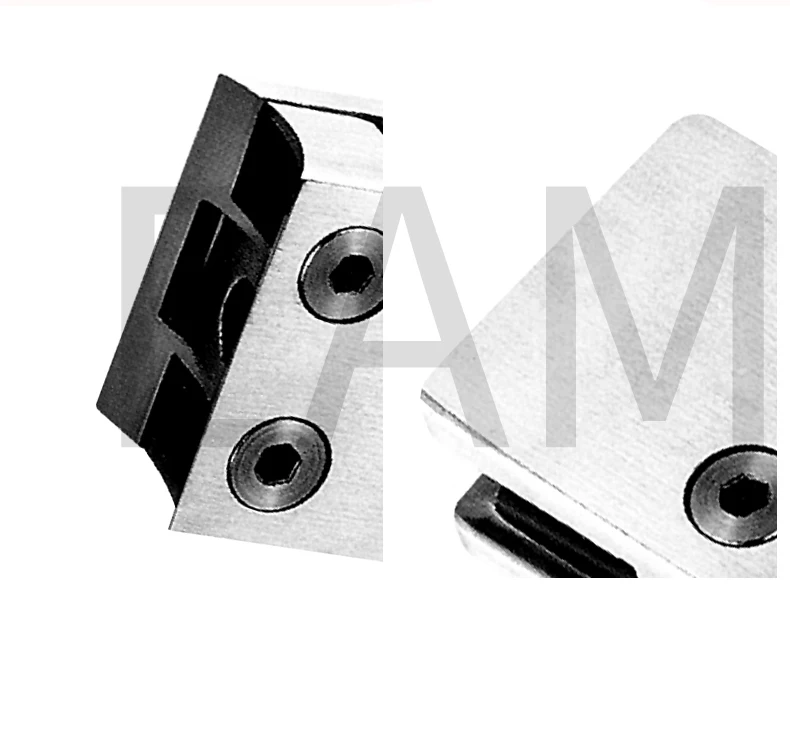 Square stainless steel glass clamp On demand/full specification reliable quality handrail fitting railing accessories