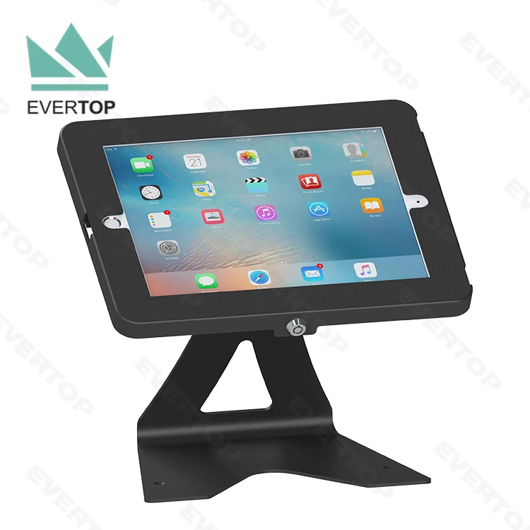 Lst03h Metal Case Secure Desk Top For Ipad Kiosk Display Stands Tablet
