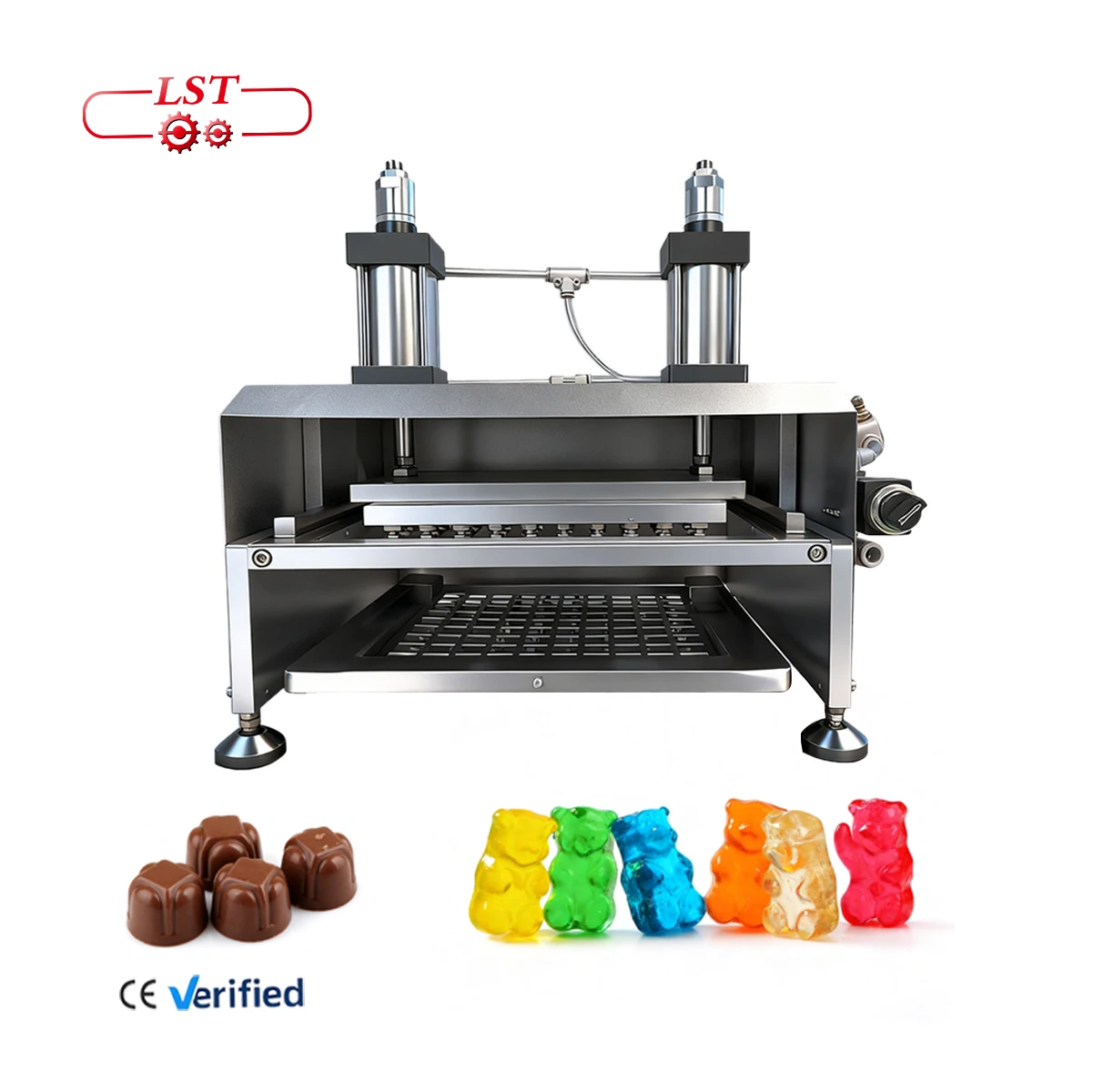 Demolder Machine 2025 LST Pneumatic Automatic Gummy Chocolate Demoulder Machine Silicone ...