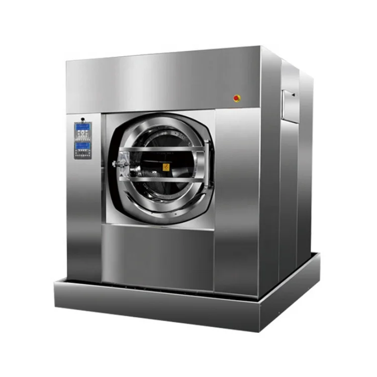 
Low Noise And Energy Saving Laundry Washing Machine Automatic Discharge Industrial Tilting Washer Extractor 
