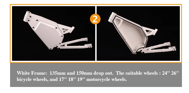 fahrrad rahmen kits für breite reifen