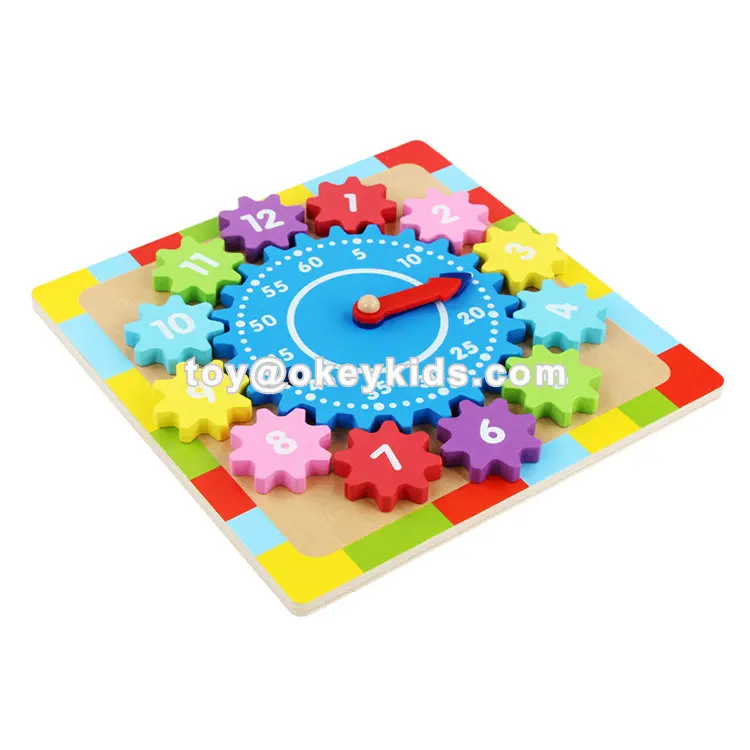 Kindergarten Educational Mini Wooden Gear Toys For Toddlers W14k058
