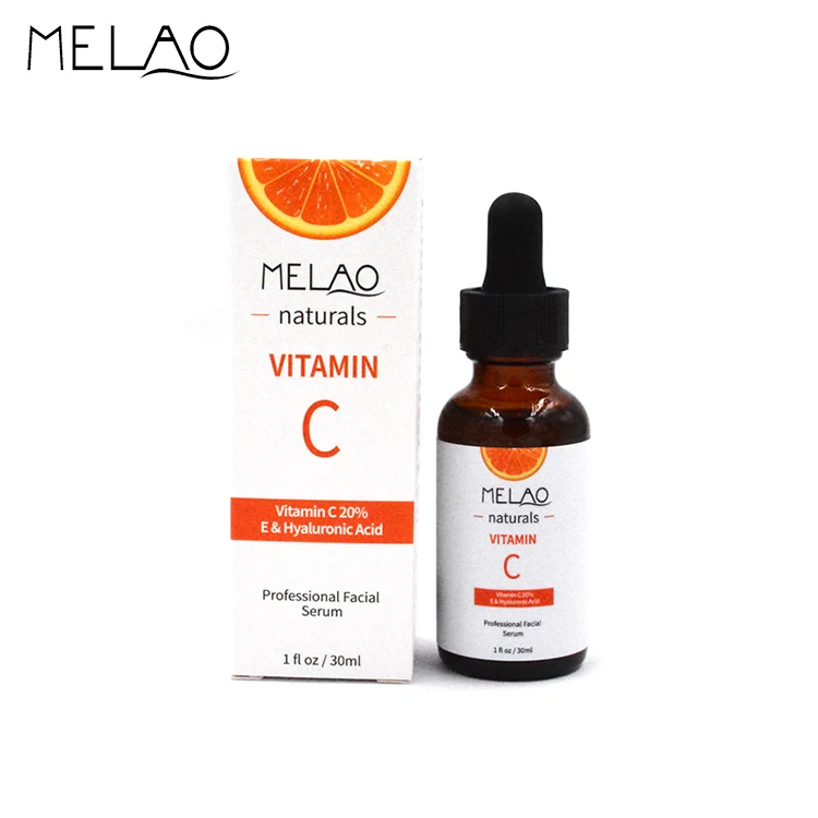 
MELAO 100%Vitamin C Serum Face Skin Whitening With Vitamin E Organic Aloe Anti-Aging Vitamin A And D Oil 