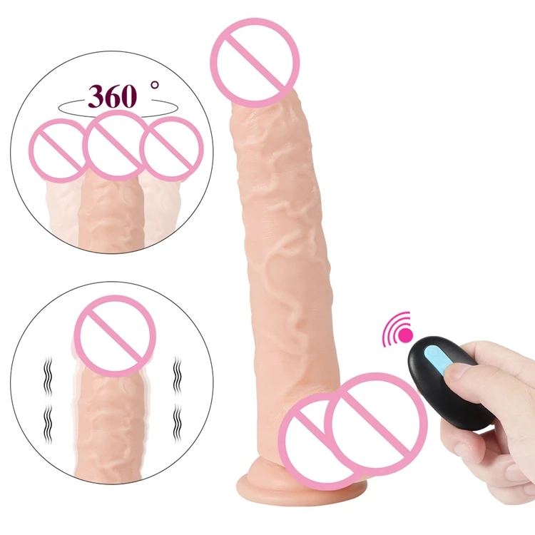 Remote Control Sex Toys Big Dildos Rechargeable Swing Telescopic Vibrating Dildo